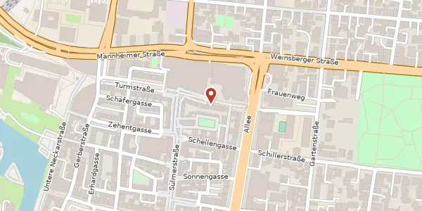 Karte der Umgebung von Berliner Platz 6, 74072 Heilbronn
