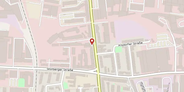 Karte der Umgebung von Maarweg 139, 50825 Köln