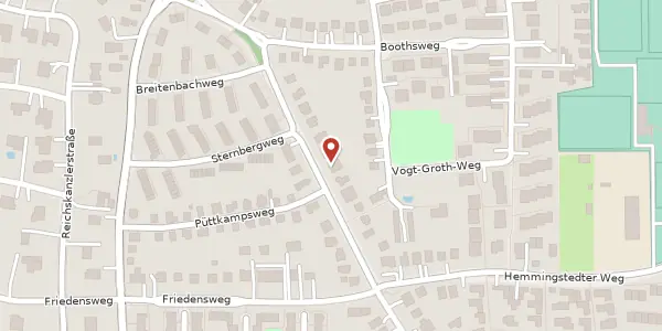 Karte der Umgebung von Jenischstraße 82 a, 22609 Hamburg