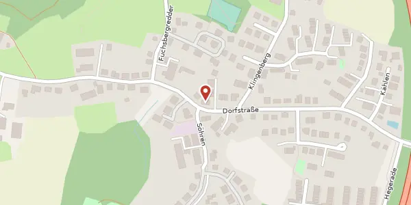 Karte der Umgebung von Dorfstraße 73 e, 24248 Mönkeberg
