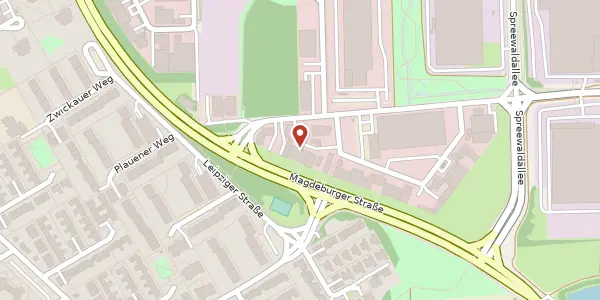 Karte der Umgebung von Chemnitzer Str. 6 - 8, 68309 Mannheim