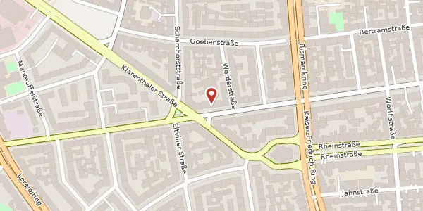 Karte der Umgebung von Dotzheimer Str. 61, 65197 Wiesbaden