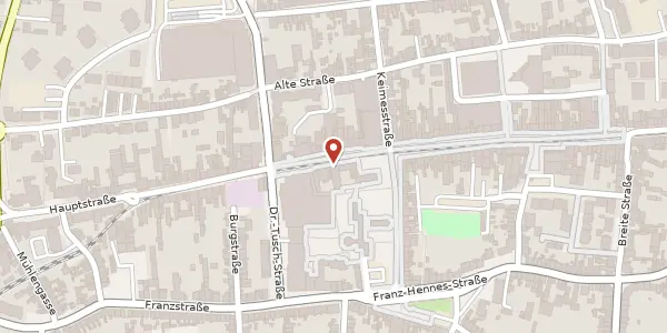 Karte der Umgebung von Hauptstraße 118, 50226 Frechen
