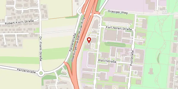 Karte der Umgebung von Max-Josef-Metzger-Str. 15, 86157 Augsburg