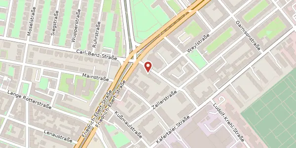 Karte der Umgebung von Soironstraße 6, 68167 Mannheim