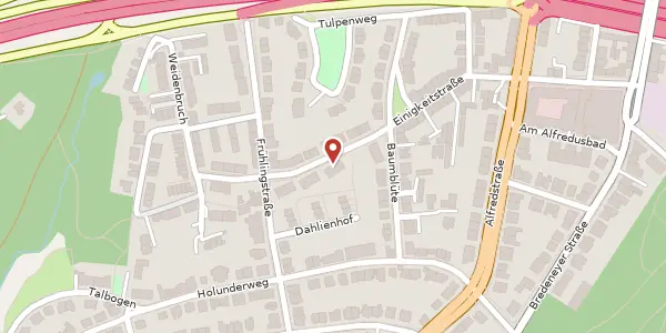 Karte der Umgebung von Einigkeitstr. 41, 45133 Essen