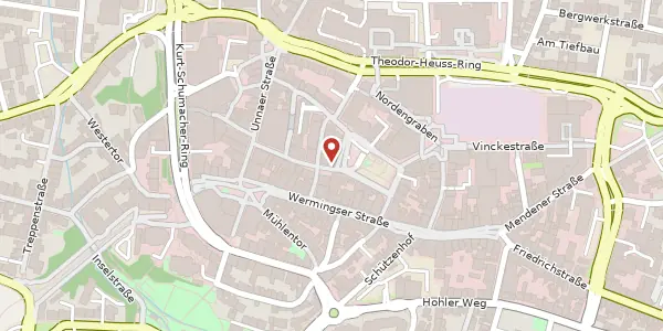 Karte der Umgebung von Wasserstr. 11, 58636 Iserlohn