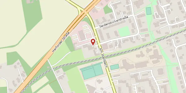Karte der Umgebung von Am Wellbach 8, 33609 Bielefeld