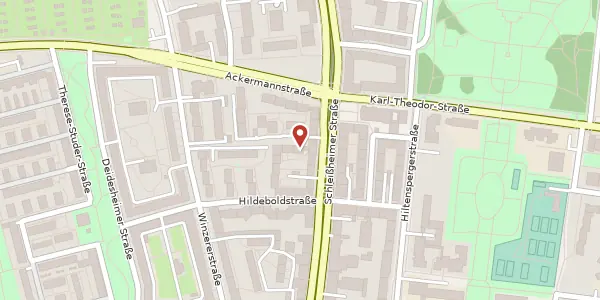 Karte der Umgebung von Schleissheimer Str. 173, 80797 München