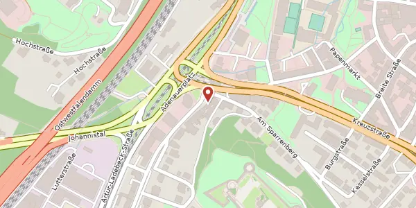 Karte der Umgebung von Gadderbaumer Str. 3, 33602 Bielefeld