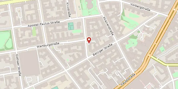 Karte der Umgebung von Merseburger Straße 2, 10823 Berlin