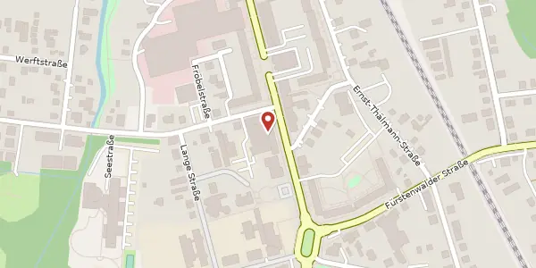 Karte der Umgebung von Friedrichstr. 22 a, 15537 Erkner