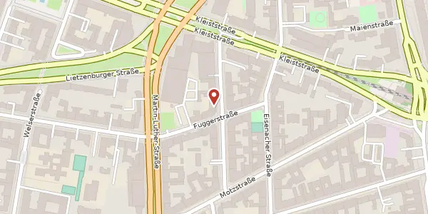 Karte der Umgebung von Kalckreuthstraße 4, 10777 Berlin