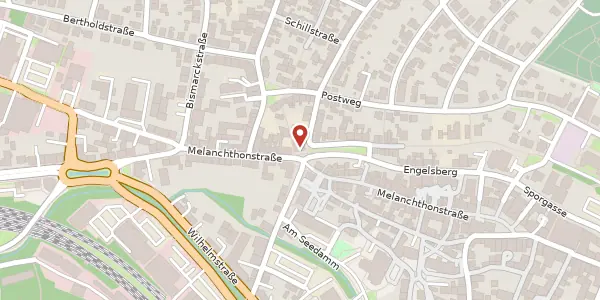 Karte der Umgebung von Melanchthonstraße 58, 75015 Bretten