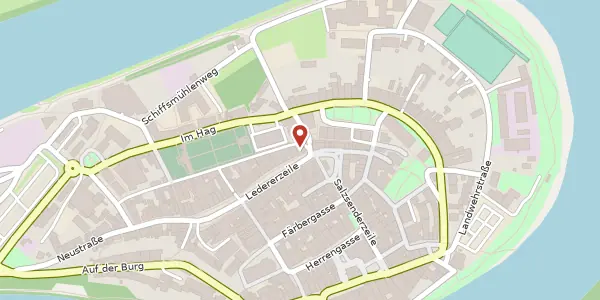 Karte der Umgebung von Ledererzeile 2, 83512 Wasserburg am Inn