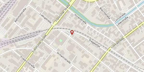 Karte der Umgebung von Liebigstr. 31, 35392 Gießen