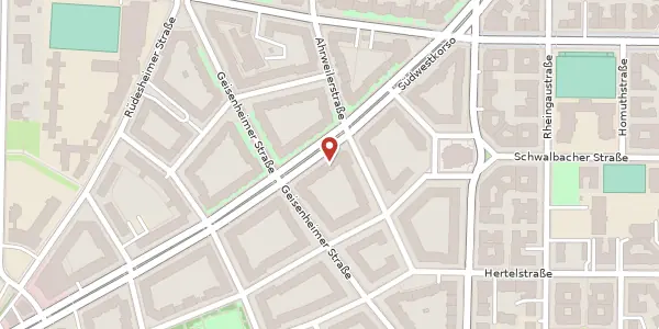 Karte der Umgebung von Südwestkorso 53 A, 14197 Berlin