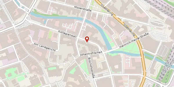 Karte der Umgebung von Kollegienwall 21, 49074 Osnabrück