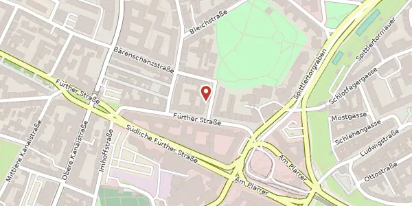 Karte der Umgebung von Rosenaustr. 5, 90429 Nürnberg