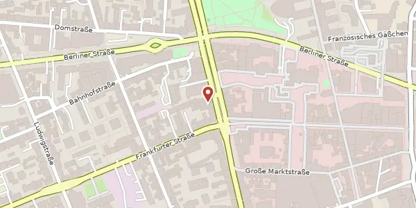 Karte der Umgebung von Kaiserstr. 58, 63065 Offenbach