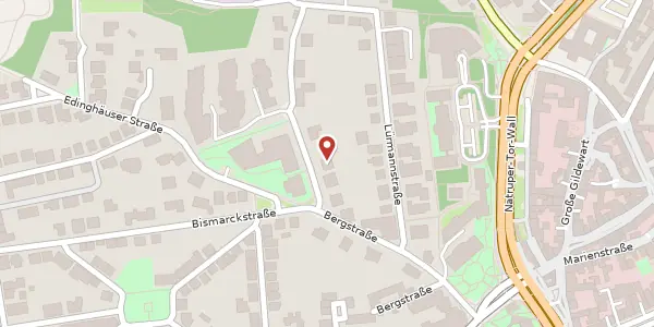 Karte der Umgebung von Bergstr. 26, 49076 Osnabrück