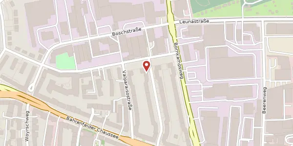 Karte der Umgebung von Reichardtstr. 23, 22761 Hamburg