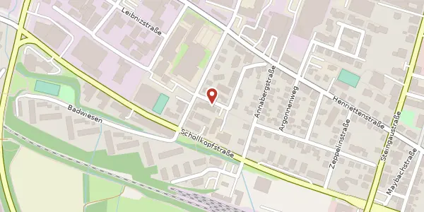 Karte der Umgebung von Senefelderstraße 10, 73230 Kirchheim/Teck