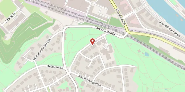 Karte der Umgebung von Auf der Steig 12, 55131 Mainz
