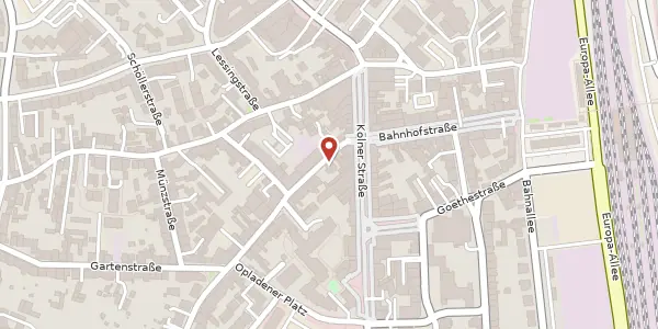 Karte der Umgebung von Birkenbergstr. 1, 51379 Leverkusen