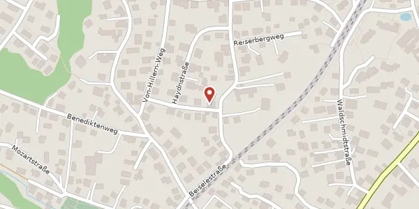 Karte der Umgebung von Schubertstr. 5, 82327 Tutzing