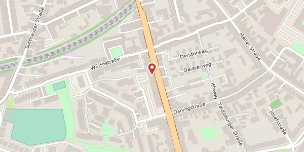 Karte der Umgebung von Iburger Str. 28, 49082 Osnabrück