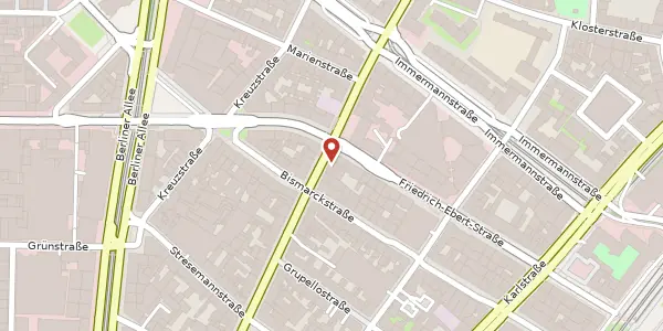 Karte der Umgebung von Oststr. 98, 40210 Düsseldorf