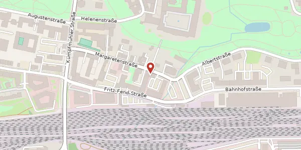 Karte der Umgebung von Margaretenstraße 14, 93047 Regensburg