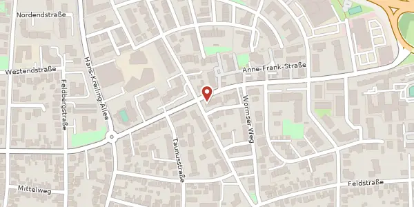 Karte der Umgebung von Nördliche Ringstr. 117, 63225 Langen