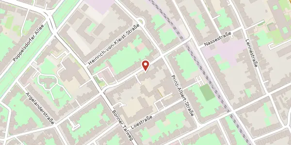 Karte der Umgebung von Königstr. 17 A, 53113 Bonn