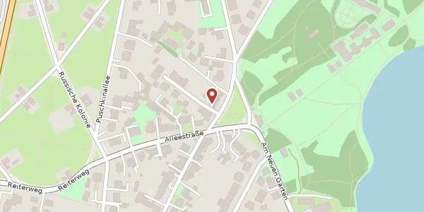 Karte der Umgebung von Birkenstraße 1, 14469 Potsdam