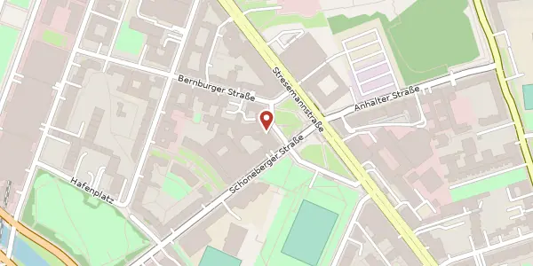 Karte der Umgebung von Askanischer Platz 4, 10963 Berlin