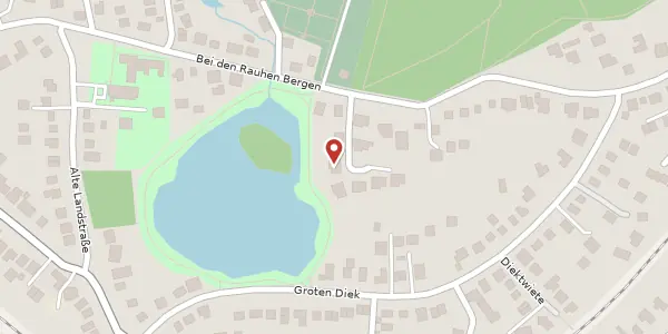 Karte der Umgebung von Am See 2, 22927 Großhansdorf