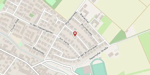 Karte der Umgebung von Am Krämersrain 9, 61352 Bad Homburg