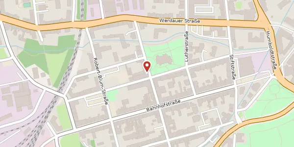 Karte der Umgebung von Brunnenstr. 21, 08056 Zwickau