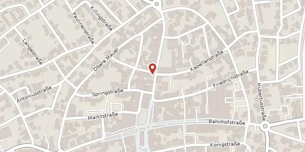 Karte der Umgebung von Steinweg 10, 59929 Brilon