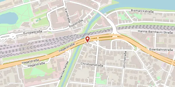 Karte der Umgebung von Reutlinger Straße 2, 72072 Tübingen