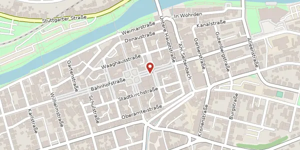 Karte der Umgebung von Königstraße 4, 78532 Tuttlingen