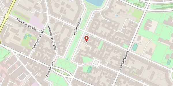 Karte der Umgebung von Leuschnerdamm 31, 10999 Berlin