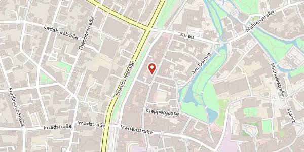 Karte der Umgebung von Königstr. 43, 33098 Paderborn