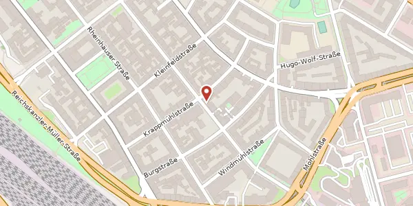 Karte der Umgebung von Augartenstraße 87, 68165 Mannheim