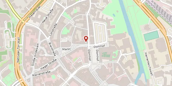 Karte der Umgebung von Hasestr. 39-40, 49074 Osnabrück