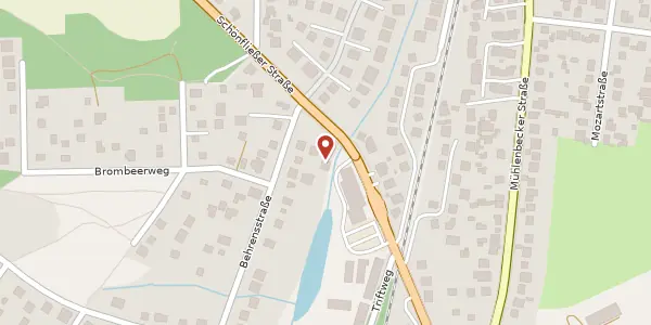 Karte der Umgebung von Schönfließer Str. 17, 16552 Mühlenbecker Land/OT Schildow