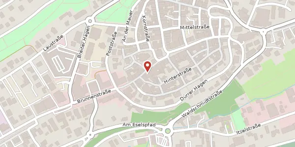 Karte der Umgebung von Brunnenstr. 41, 34537 Bad Wildungen