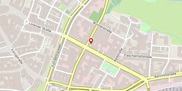 Karte der Umgebung von Gleißbühlstraße 7, 90402 Nürnberg
